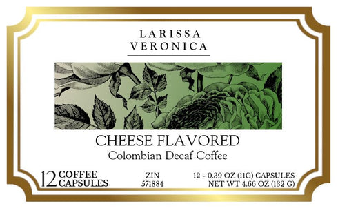 Larissa Veronica (12 571884) 3 Pack Cheese Flavored Colombian Decaf Coffee (Single Serve K-Cup Pods) (Gourmet