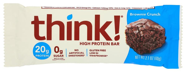 Think Thin Bars, Brownie Crunch, 10 Bars by THINK PRODUCTS