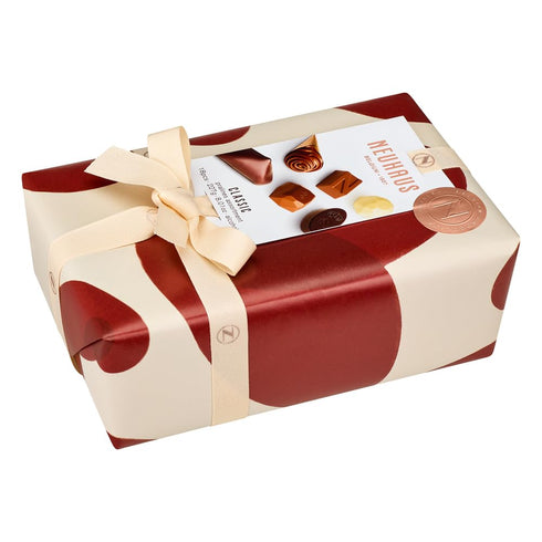 Neuhaus Belgian Chocolate Gift Box, 1/2 lb Ballotin 18 Assorted Milk, Dark