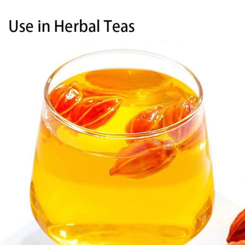 Doorpetal 8.81oz/250g Gardenia Fruit - Pure Natural Chinese Herbal Medicine- Cape Jasmine Fruit- Dried Whole Herbal