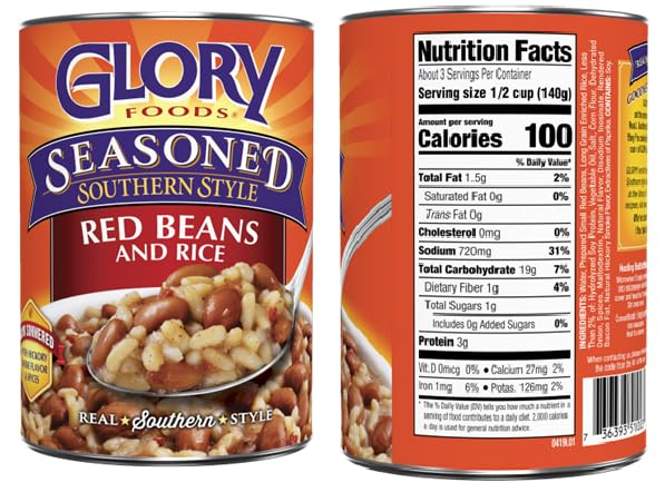 Generic Red Beans with Rice (2 Cans, 15oz. each)
