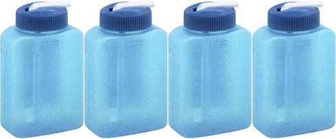 Rubbermaid Juice Box, Litterless, 8.5 Oz / 250 Ml (Pack of 4)-Blue