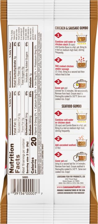 (Pack 1 Louisiana Fish Fry Cajun Variety Bundle - Gumbo & Etouffee Bases of Each) - Just Add Your Favorite Meat