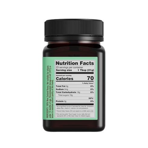 5+ 85+ (17.6 oz 500g) 100% Egmont Honey Manuka Honey UMF MGO / Raw New Zealand Manuka Honey, Certified UMF & MGO, Pure