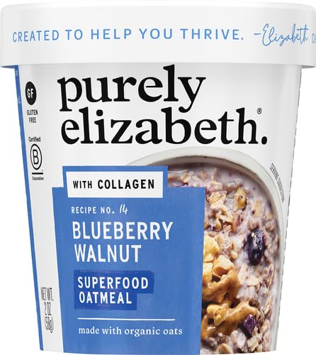 2 Purely Elizabeth, Oats Blueberry Walnut Collagen Protein, Ounce