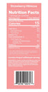 12-Pack 12oz Beachball Organic Strawberry Hibiscus Iced Tea (Caffeine Free) Low Sugar, Low Calorie, No Artificial