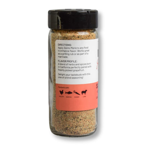 Salted Perfection Select Blends Seasoning Blend and Meat Rubs - No Additives - All Natural - (Santa Maria/Barbeque