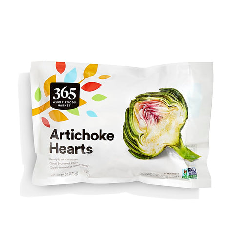 365 by Whole Foods Market , Artichoke Hearts, 12 oz, (Frozen)