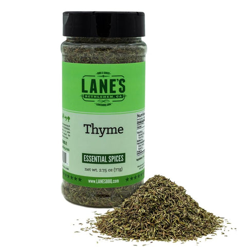 Lane's Thyme Seasoning, 2.75 oz - Dried Thyme Leaves for Cooking, Herbaceous