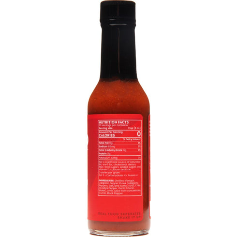 5 oz Arbol Chili and Garlic Hot Sauce By Bravado Spice Gluten Free, Vegan, Low Carb, Paleo Hot Sauce All Natural Hot