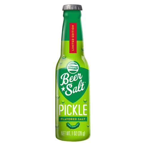 Pack 4 1.0 oz Twang Pickle Beer Salts, Pickled Flavored Beer Salts, of Bottles, Each Bottle