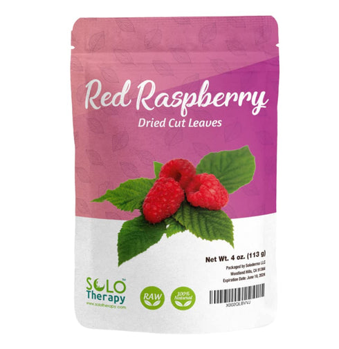 Red Raspberry Leaves 4oz, Dried Cut Leaves for Tea in Resealable Bag, Product from Croatia