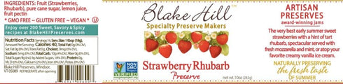 Taste of Vermont Gift Box with Maple Syrup, Pancake Mix, and Jar of Blake Hill Strawberry Rhubarb Jam