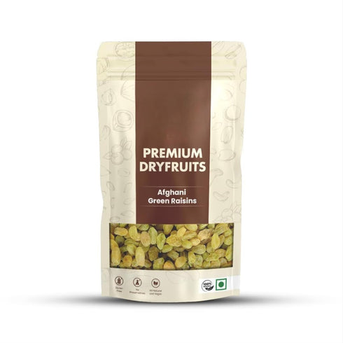 Generic Premium Seedless Green Raisins | Kishmish | Nutritious| Rich in Iron |