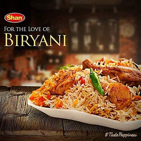 Shan Karachi Beef Biryani Recipe and Seasoning Mix 2.11 oz (60g) - Spice Powder for Hot Beef Pilaf