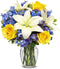 From You Flowers - Rosy Sunshine with Glass Vase | Fresh Flower