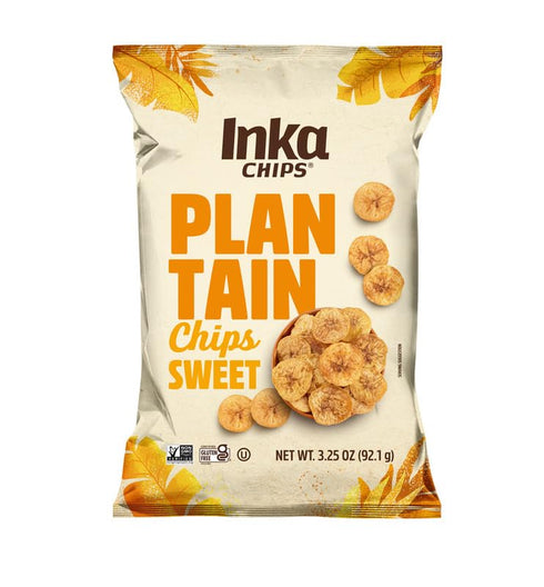 3.25 (Pack 6) Inka Crops Inka Chips, Sweet Plantain Chips, Ounce