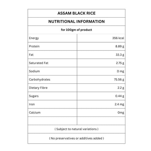 500gm Ikai Organic Black Rice