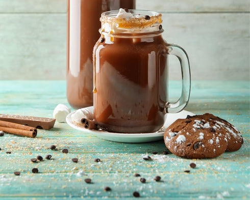 Gourmet du Village Peanut Butter Hot Chocolate Mix by - Indulgent Beverage