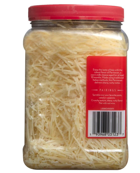 Generic 24 oz. Shredded Parmesan Cheese, it's important to handle it with care to maintain its quality and freshness