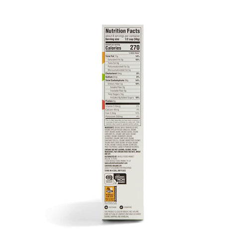365 17 (Pack 3) by Whole Foods Market, Organic Granola Fruit And Nut, Ounce