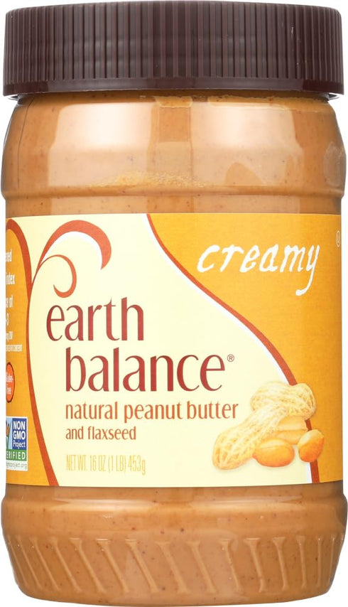 Earth Balance Creamy Peanut Butter (6x16 OZ)