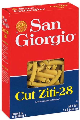 SAN GIORGIO Cut Ziti Pasta 16 oz (Pack of 15)