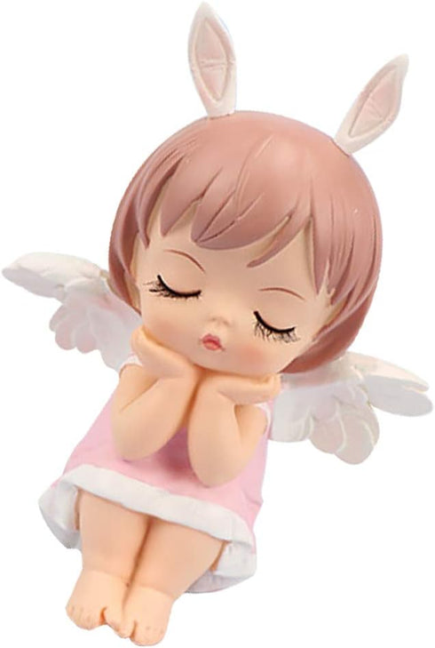 KESYOO Baby Doll Birthday Cupcake Topper - Angels Figurine Prince Princess Doll Figures for Party Decorations