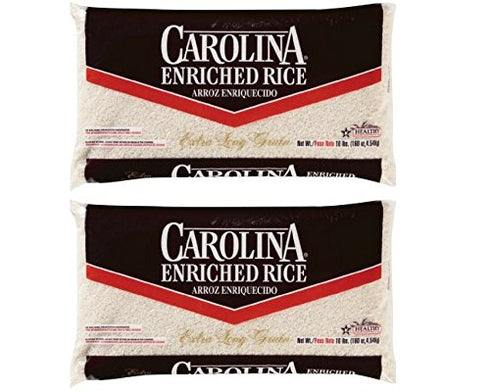Carolina Enriched Extra Long Grain Rice, 10 Lb (2 Pack)