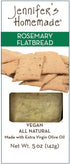 5 OZ JENNIFERS HOMEMADE Rosemary Flatbread, VEGAN All Natural, Made with extra virgin olive oil, Crunchy and delicious