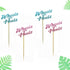 Morndew 24 PCS Wheels or Heels Cupcake Toppers for Gender Reveal, Baby Shower, Birthday Party Decorations