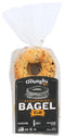 O'Doughs Thins Gluten Free Bagels, Everything, 100 Calorie Bagels, Presliced, 10.58 Ounce