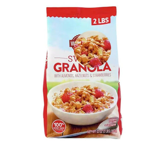 Generic Granola, 2 Pounds | Perfect breakfast blend it contains grains, almonds and