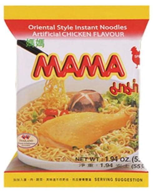 Generic MAMA Oriental Style Instant Noodles (Artificial Chicken Flavor), 1.94 Ounce each (Pack