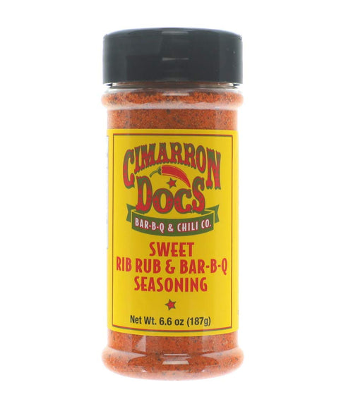 Cimarron Docs Sweet Rib Rub & Bar-B-Q & Chili Seasoning, 6.6 oz