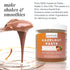 100% (8 oz). powbab Hazelnut Paste - USA Grown Hazelnuts Premium Dark Roast Nutty Flavor. Sugar Free Hazelnut Spread