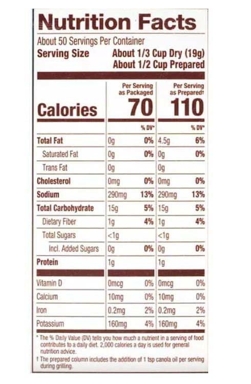 Generic 33oz. 50 Idaho Golden Grill Hashbrown Potatoes, Per Carton, Makes Servings, Non-GMO, Gluten Free