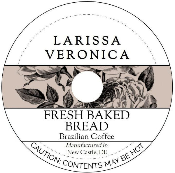 Larissa Veronica Fresh Baked Bread Brazilian Coffee (Single Serve K-Cup Pods) (Gourmet, Naturally Flavored,