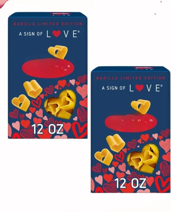 Generic Valentines Heart Pasta A Sign of Love 12 oz 2 Pack