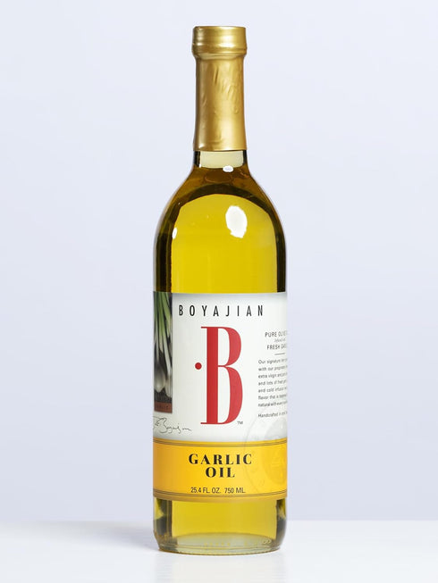 Boyajian 25.4 oz. (750ml) Garlic Infused Olive oil fl.