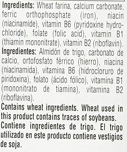 ebaney 28 oz (Packaging (Pack 2) Farina Mills Fortified Farina Creamy Hot Wheat Cereal May Vary)