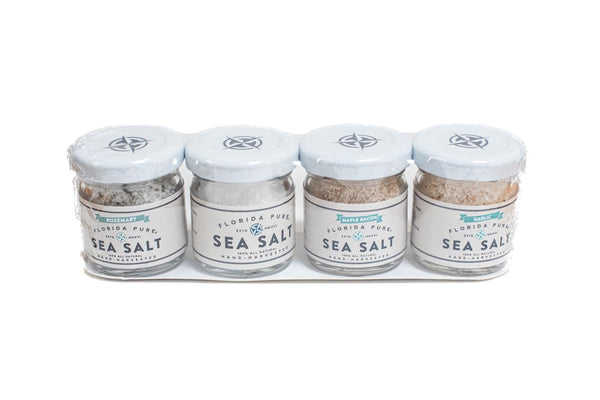 FLORIDA PURE Sea Salt Sunshine Sampler Pack - Pure & Flavored -