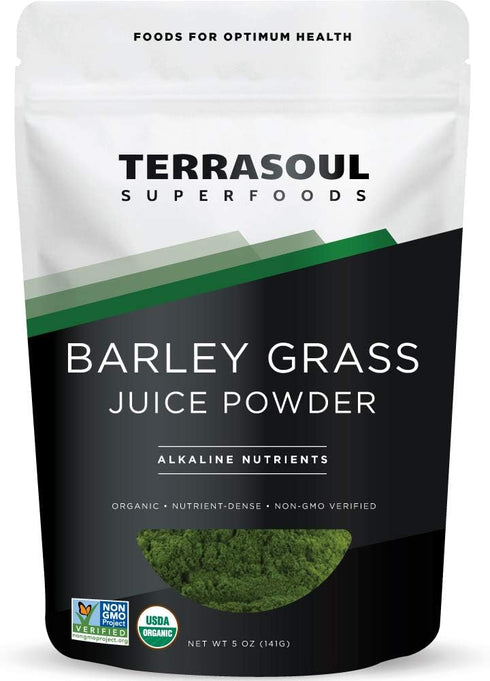 Terrasoul Superfoods Organic Barley Grass Juice Powder, 5 Oz - USA Grown