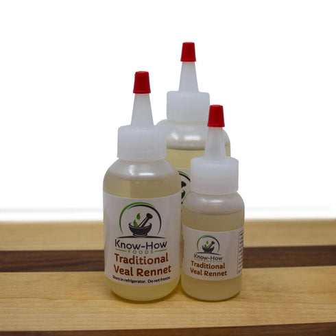 Eugurt 4 oz Liquid Animal Rennet (Traditional Calf/Veal) for Cheesemaking