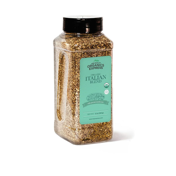 HQOExpress Organic Northern Italian Seasoning Non GMO, Kosher, USDA Certified Organic Dried