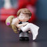 GZRYEJLEI Statue,1Pc Lovers Bride Groom Lovers Ornament for Fairy Garden,Dollhouse,Wedding Cake Toppers, Non-Edible