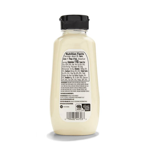 by 365 by Whole Foods Market 365 11.2 Oz by Whole Foods Market, Organic Mayonnaise, Fl
