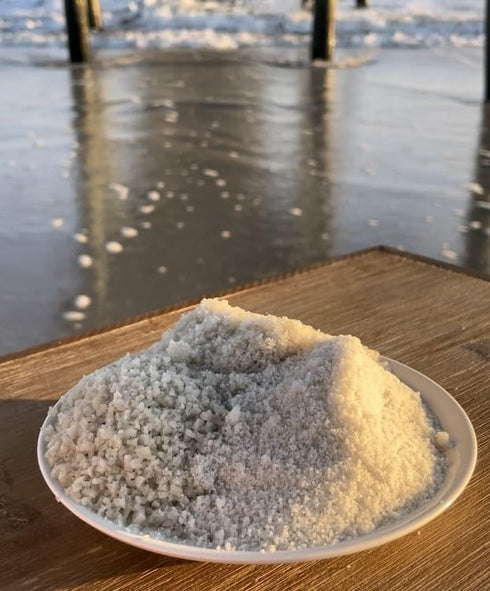 82 4oz Minerals French Grey Sea Salt | Premium Hand-Harvested Sel Gris | Fine, Coarse, Extra Coarse Trio | Mineral