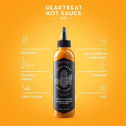 6 oz. Heartbeat Hot Sauce Co. | Pineapple Habanero