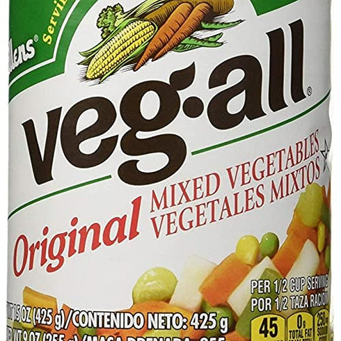 Veg-All Original 7-in-1 Mixed Vegetables, 15 Ounce (Pack of 12)